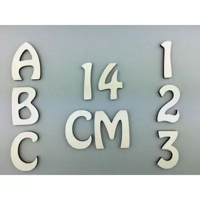 OB3 14 cm natúr betűk, számok