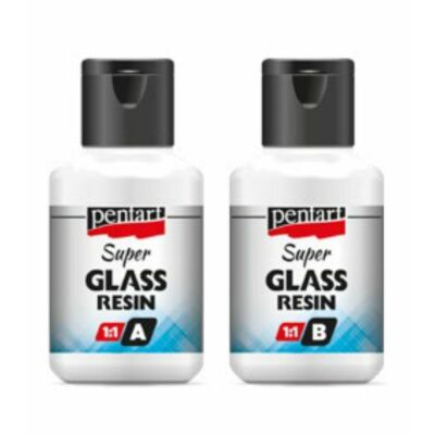 SUPER GLASS RESIN üveggyanta 2x40ml
